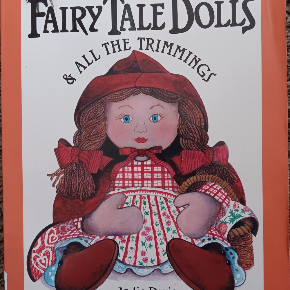Fairy Tale Dolls Red Hooded Doll Illustration Kids Toy Print